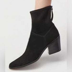 27 Edit by Naturalizer Berkley black suede ankle boots